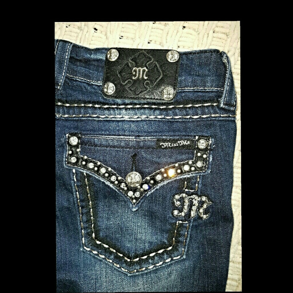 SALE! Miss Me Stretch EasyBoot bootcut jeans 28x34